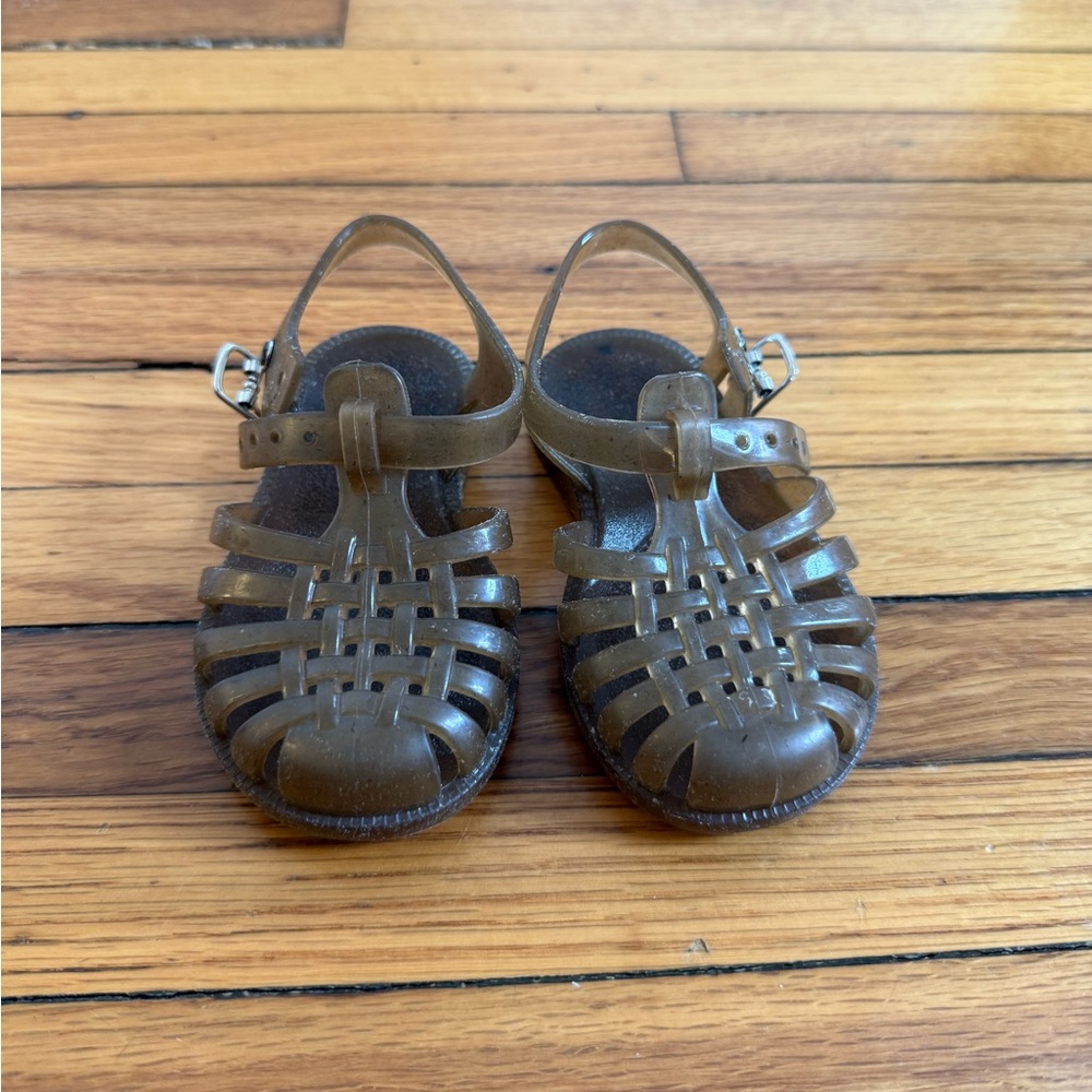 Suncharve Brown Jelly Sandals